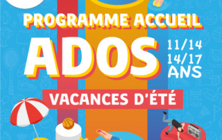 Programme accueil ados vacances été