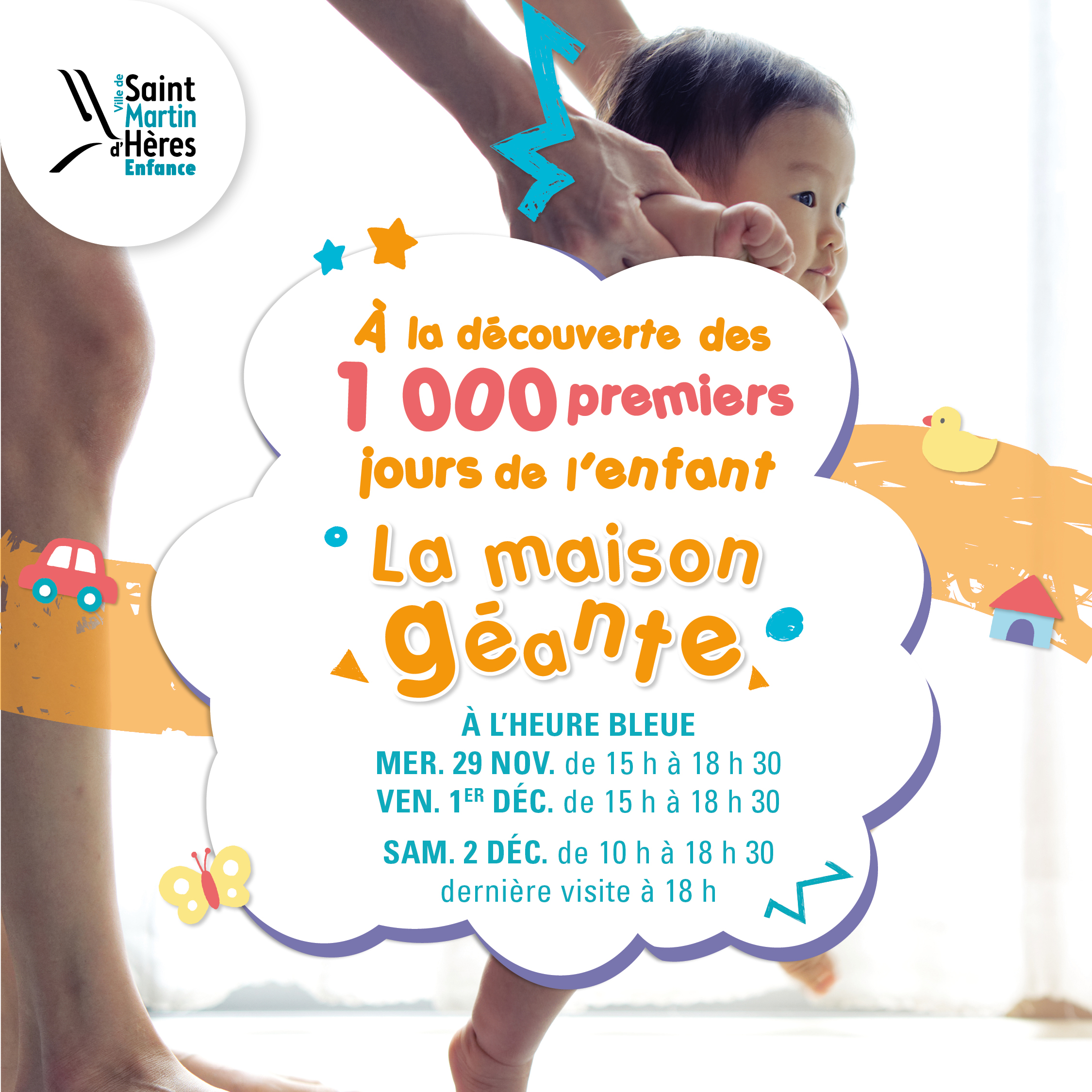 À la découverte des 1000 premiers jours de l'enfant - Ville de Saint-Martin -d'Hères