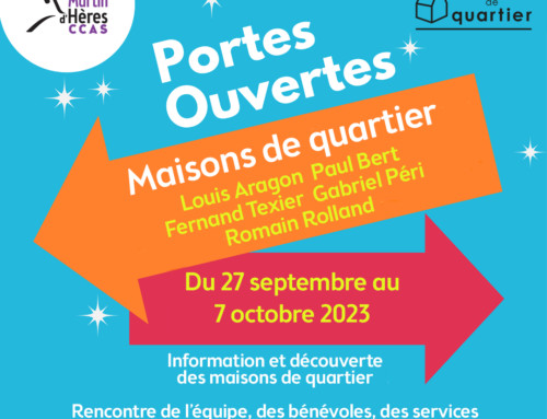Vos maisons de quartier vous ouvrent leurs portes