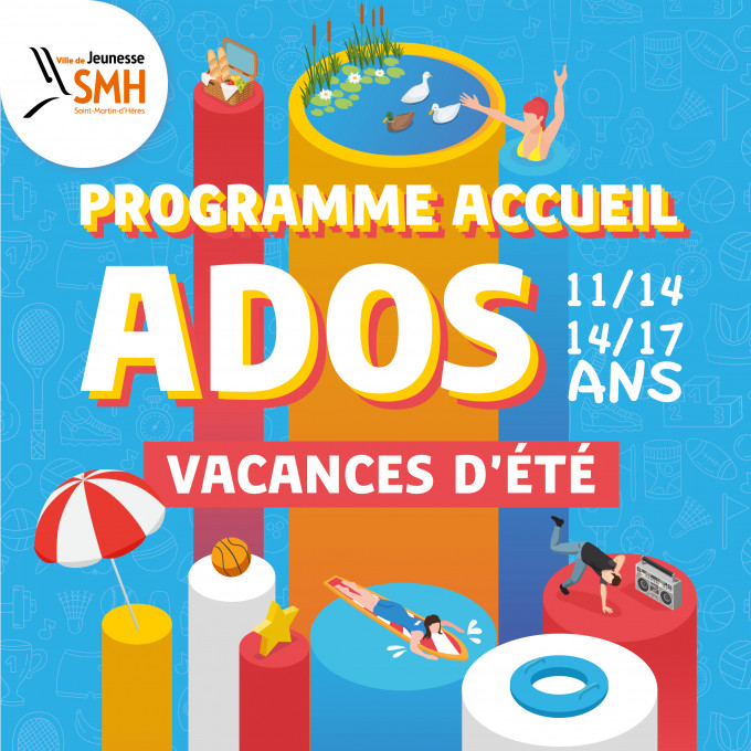 Programme accueil ados vacances été