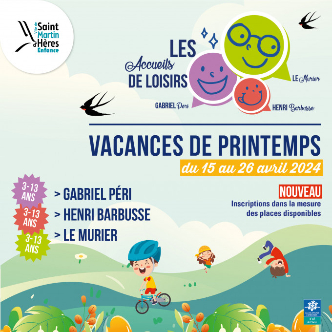 24-225_carre web_1080x1080_accueils de loisirs_printemps_EB Vacances de printemps en accueil de loisirs