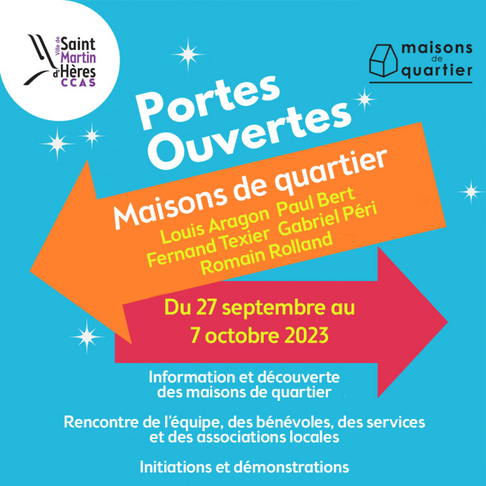 MQ-Portes Ouvertes Portes Ouvertes Maisons de Quartier