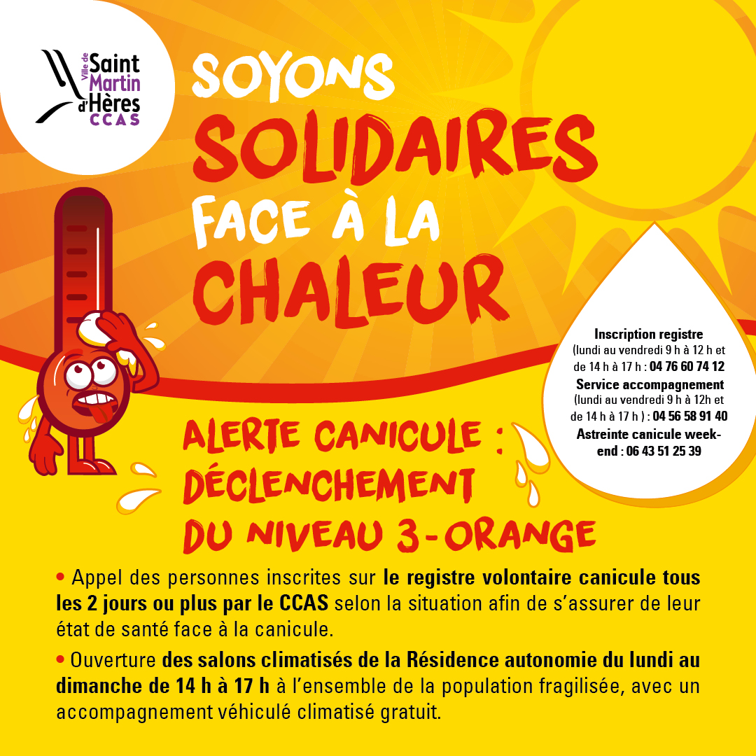 Canicule niveau orange