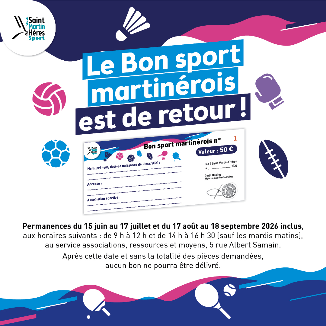 Bon sport martinérois 2026