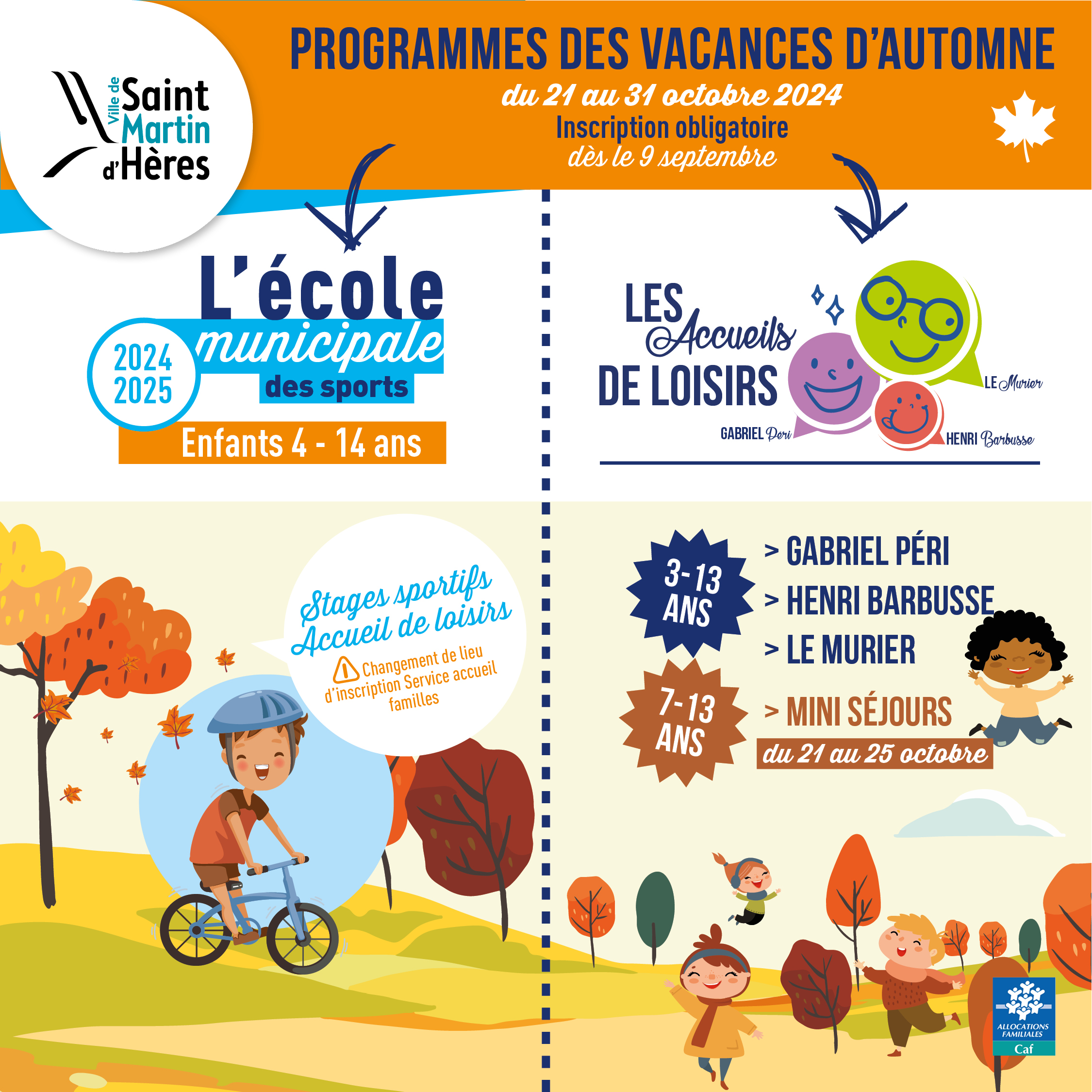 24-1251_CARRE WEB_1080x1080_enfance_sport_automne_EB vacances automne accueils de loisirs + ems
