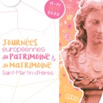 Affiche Journées du patrimoine et du matrimoine 2020 Saint-Martin-d'Hères
